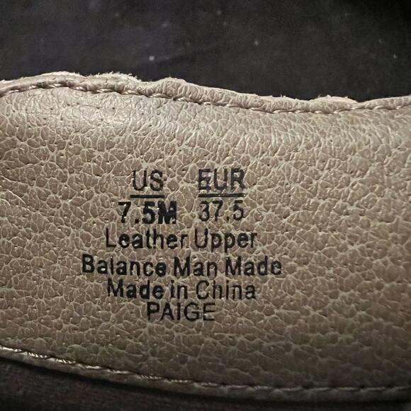 Sam Edelman boots Paige fringe bootie suede greige ankle stacked heel Sz 7.5 - Picture 8 of 13